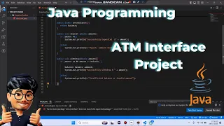 ASMR Programming - ATM Interface Project using Java