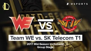 HIGHLIGHTS: Team WE vs. SK Telecom T1 (2017 MSI Group Stage)