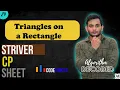 Triangles on a Rectangle Striver CP Sheet Codeforces Competitive Programming