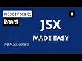 JSX Rendering Basics - React Tutorial for Beginners Web Development Series JDCodebase