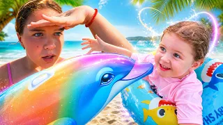 Lira se pretvorila u DELFINA?! 🐬 (Arija je traži po plaži)