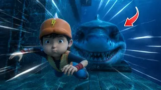 BOBOIBOY DI KEJAR HIU MEGALODON DI MENARA TERTINGGI KEBANJIRAN! ROBLOX