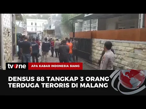 Sita Bahan Peledak, Densus 88 Tangkap Tiga Terduga Teroris di Malang
