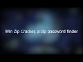 WIN ZIP CRACKER ZIP PASSWORD FINDER TOOL