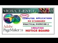 12th Std CA Practical 02 Notice Board PageMaker