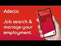 Download the Adecco app - Find a job and manage your employment