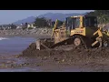 Carpinteria beach receives truckloads of sediment from basins
