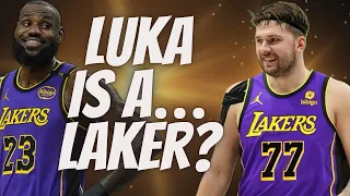 The Lakers steal Luka Doncic?! Anthony Davis to the Mavericks!? What is going on!?