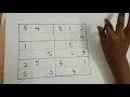 Solving Number Suduko grid