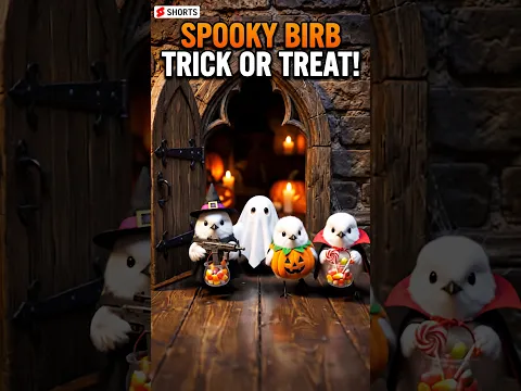 English: When the cute birds take Halloween way too seriously... ππ«#halloween #shorts #viral