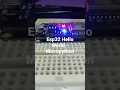 Hello World Esp32 Micropython