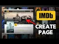 How to Create an IMDB Page for a Film Full Guide