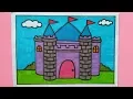 Castle Coloring Pages For Kids