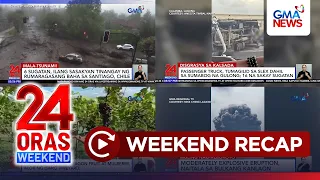 24 Oras Weekend: (Parts 3&4) Chile flood; Tumagilid sa SLEX; SpaceX splashdown; atbp.