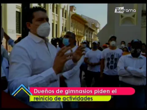 Dueños de gimnasios piden el reinicio de actividades