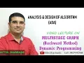 Multistage Graph Problem - Backward Method Dynamic Programming