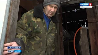 В Калачинске талыми водами затопило частный сектор