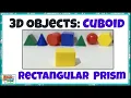 3D Objects for Kids Cuboid or Rectangular Prism
