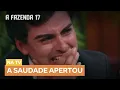 Lagu Dudu vai aos prantos ao receber homenagem: 'Papai nunca apareceu na televisão' | A Fazenda 17