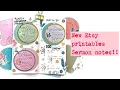 New Etsy printables Sermon Notes