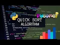 QuickSort Algorithm Python Pygame Sorting Algorithms Visualized