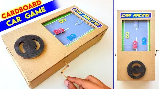 New Cardboard Racing Car Game How To Make Road Fighter Game At Home Best School Project 