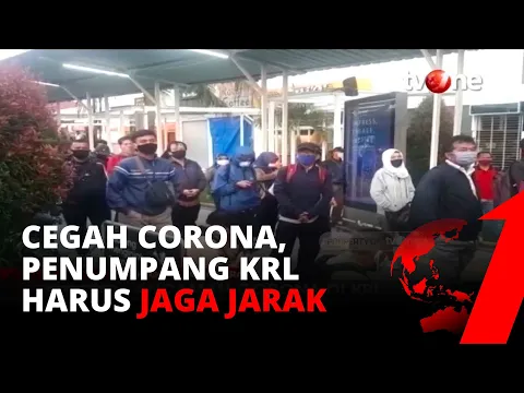 Ancaman Corona di KRL, Stasiun Bogor Terapkan Aturan Jaga Jarak Antar Penumpang | tvOne