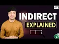 Excel INDIRECT Function Explained Step by Step Excel INDIRECT Tutorial in Hindi