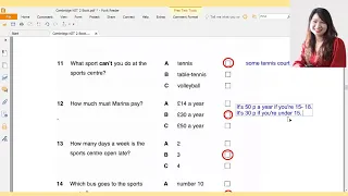 A2 Key English For Schools KET 2 Test 2 Part 3 4 5 Listening 