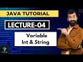 Java Tutorial For Beginners 4 - Variable Int String