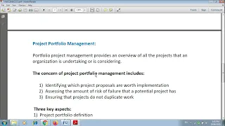 Unit 1 Chapter 2 - Project Evaluation and Programme Management