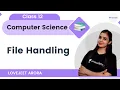 File Handling Binary File in Easy Way Pickle Module Class 12 Computer Science Lovejeet Arora