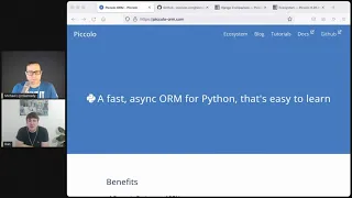 Piccolo A fast async ORM for Python - Talk Python to Me Ep 328