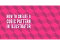 How to Design a Geometrical Isometric Cube Pattern in Adobe Illustrator - Pattern Making Part 1