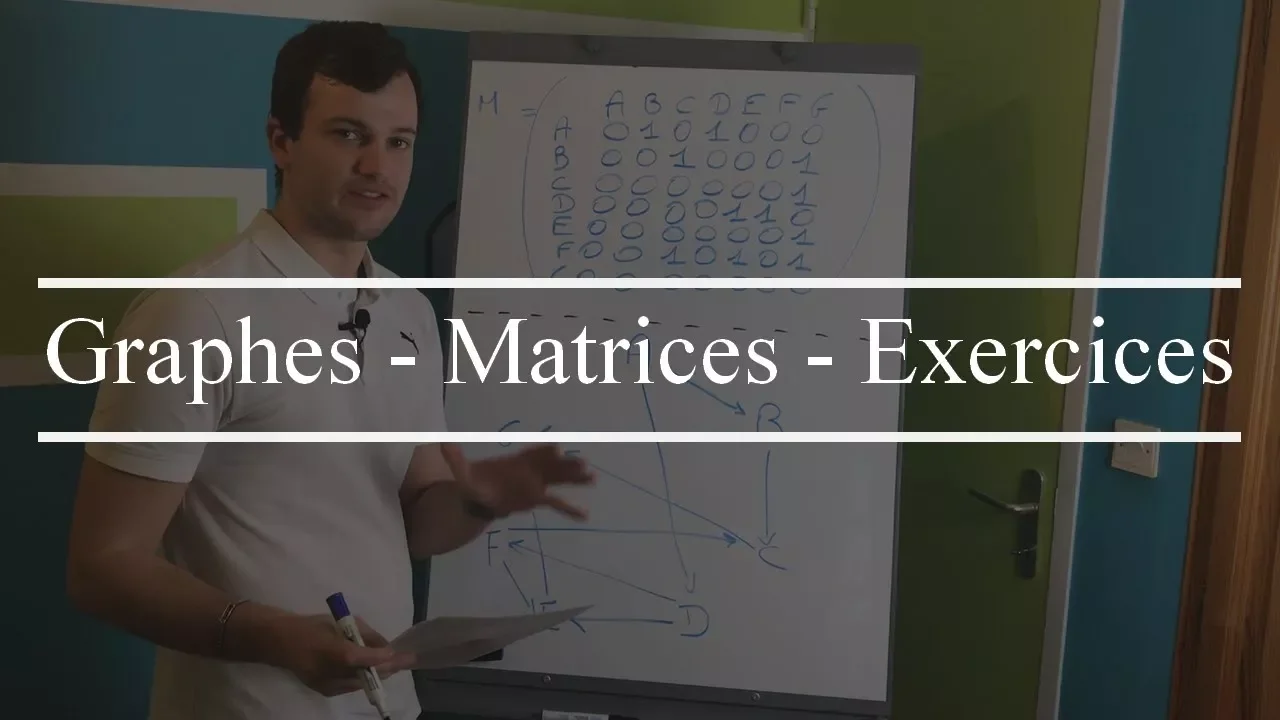 Exercice Graphes - Matrices - Maths