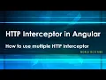 Angular Http Interceptor How to use multiple Http intetceptor Change url method via interceptor