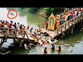 Download Lagu Bridge collapses in India during procession and miracle of Our Lady of Guadalupe happens live