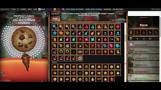 Starting the Grandmapocalypse in Cookie Clicker