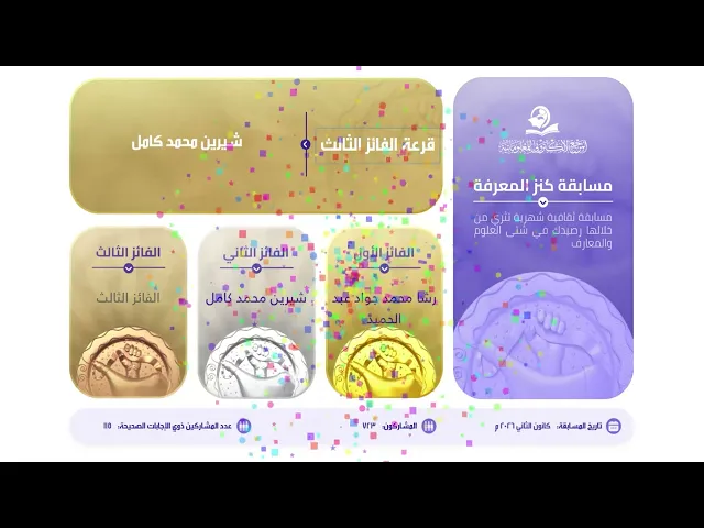 ⁣[نتائج مسابقة #كنز_المعرفة لشهر #كانون_الثاني2026]