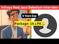 Infosys Selenium Java Interview Automation Testing
