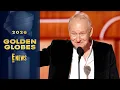 Stellan Skarsgard Jokes His 8 Kids Taught Him to Play a Bad Father Golden Globes 2026