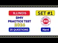 Illnois DMV Practice Test 2026 Hard 25 REAL TEST QUESTIONS SET DMV Driving Test DMV Test
