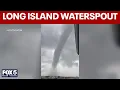 Waterspout makes landfall on Long Island leaves trail of damage