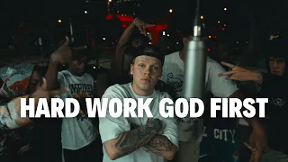 zauntee hard work god first live mic performance 