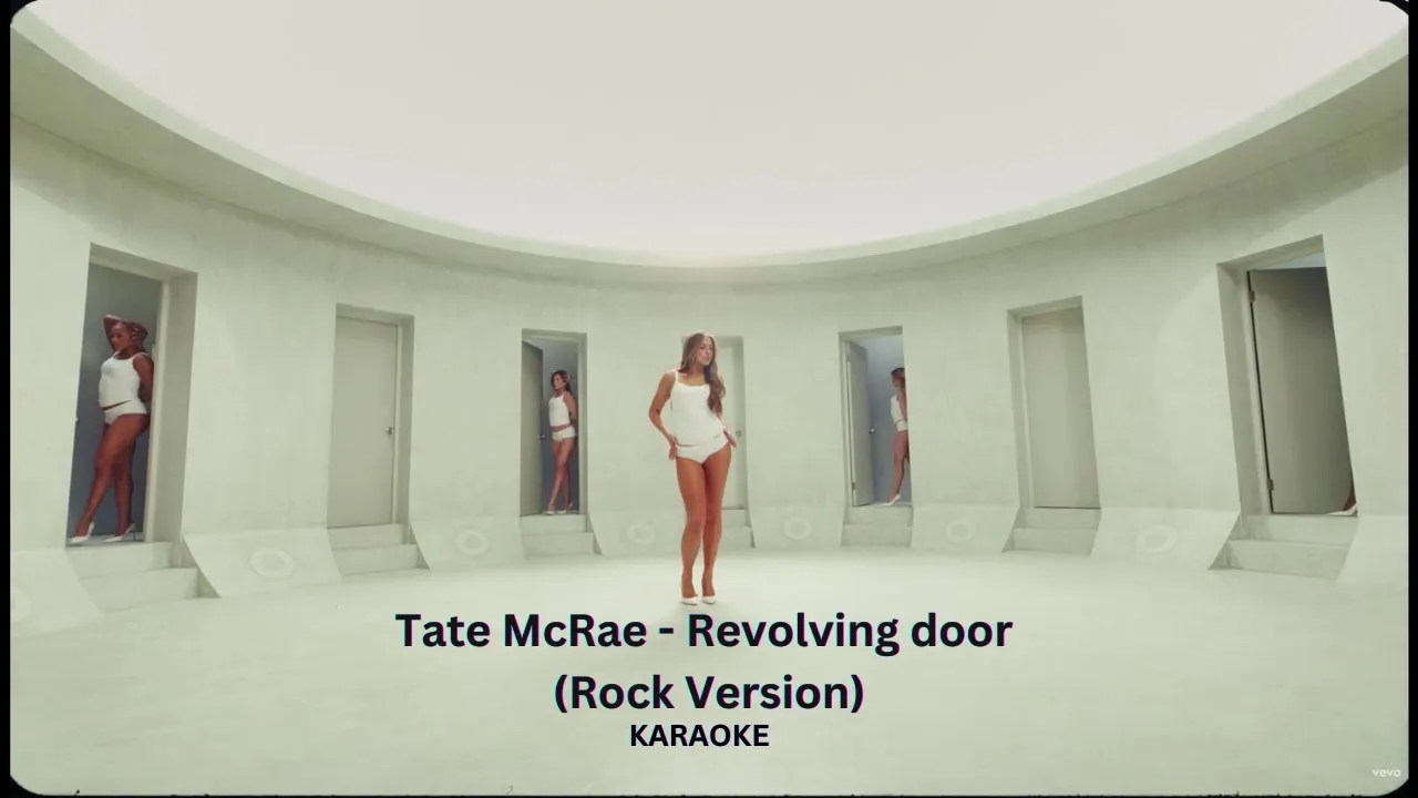 Tate McRae - Revolving door (Rock Version) KARAOKE Tate McRae - Revolving door (Rock Version) KARAOKE