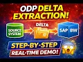 How to Do Delta Extraction Using ODP Source to BW Step-by-Step Real-Time Practical 2026