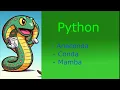 Python - Anaconda Conda and Mamba