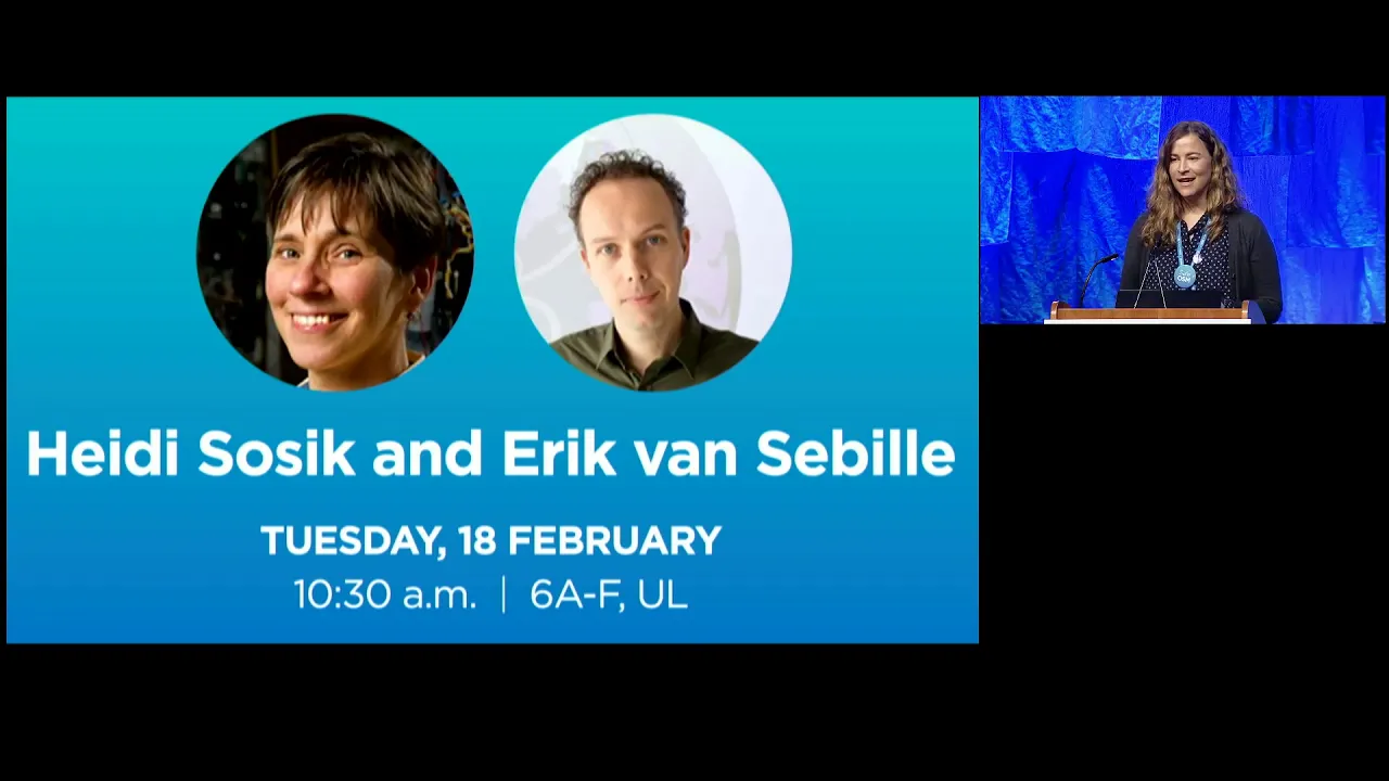 Ocean Sciences Meeting 2020 Science Plenaries: Heidi Sosik and Erik van Sebille
