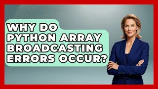 Why Do Python Array Broadcasting Errors Occur - Python Code School