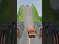 Download Lagu Cars \u0026 School Bus vs Hydraulic Crush   BeamNG Drive
